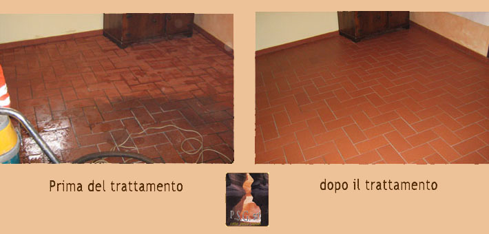 trattamento cotto,pavimenti in cotto - P.s.g. srl Lucca